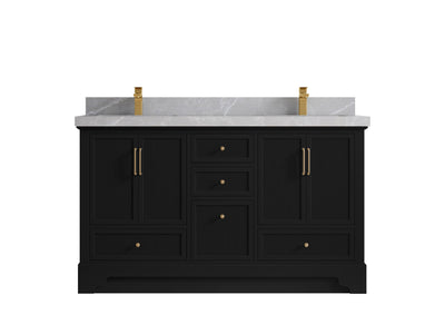 Alys 60 in. W x 22 in. D Double Sink Bathroom Vanity