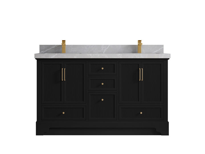 Alys 60 in. W x 22 in. D Double Sink Bathroom Vanity - photo 24