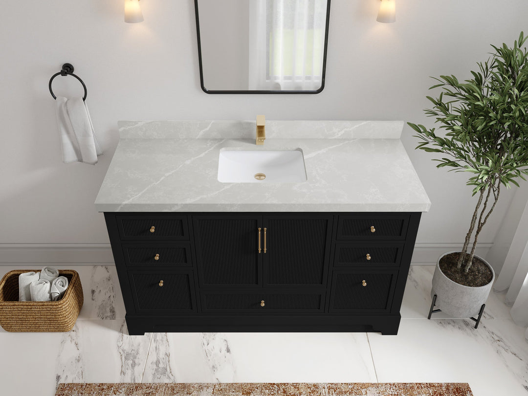 Alys 60 in. W x 22 in. D Single Sink Bathroom Vanity
