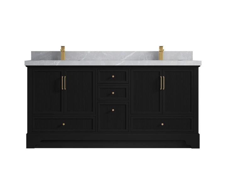 Alys 72 in. W x 22 in. D Double Sink Bathroom Vanity - photo 30