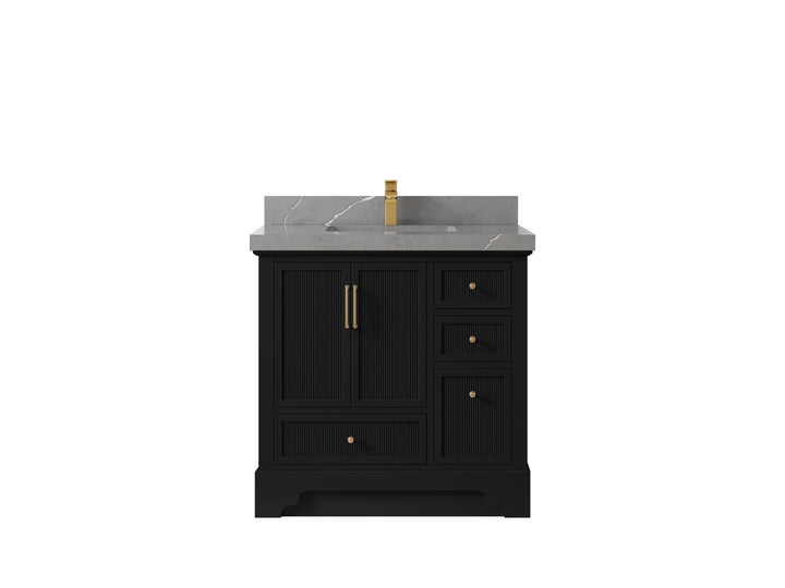 Alys 36 in. W x 22 in. D Center Sink Bathroom Vanity - photo 32
