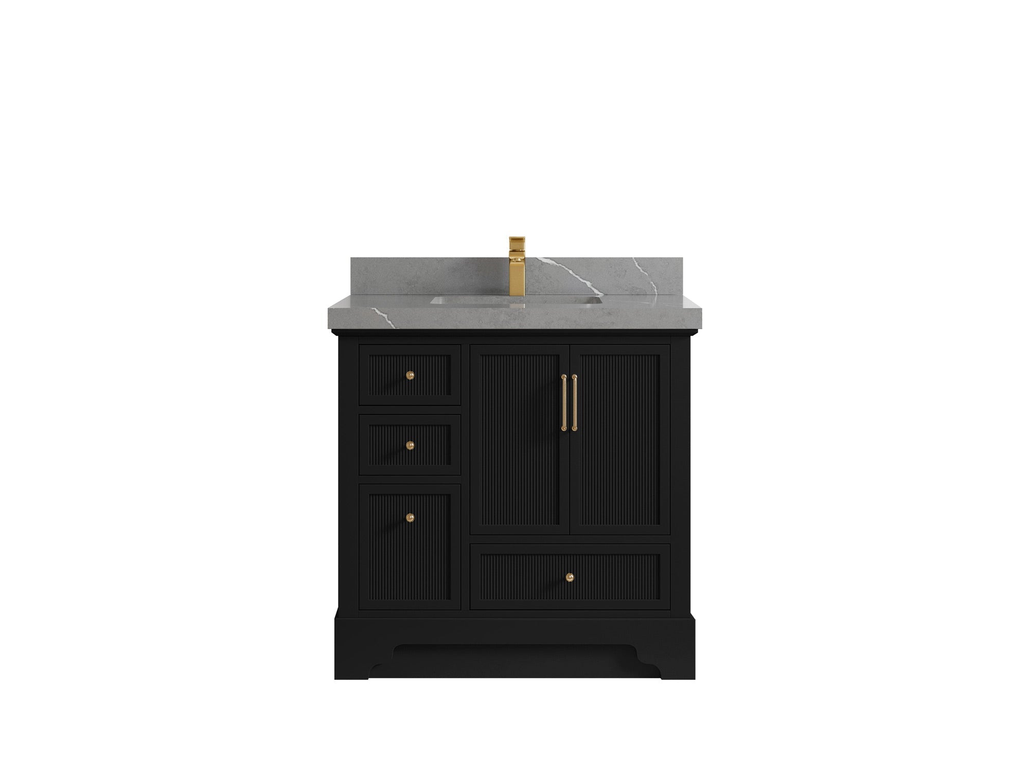 Alys 36 in. W x 22 in. D Center Sink Bathroom Vanity