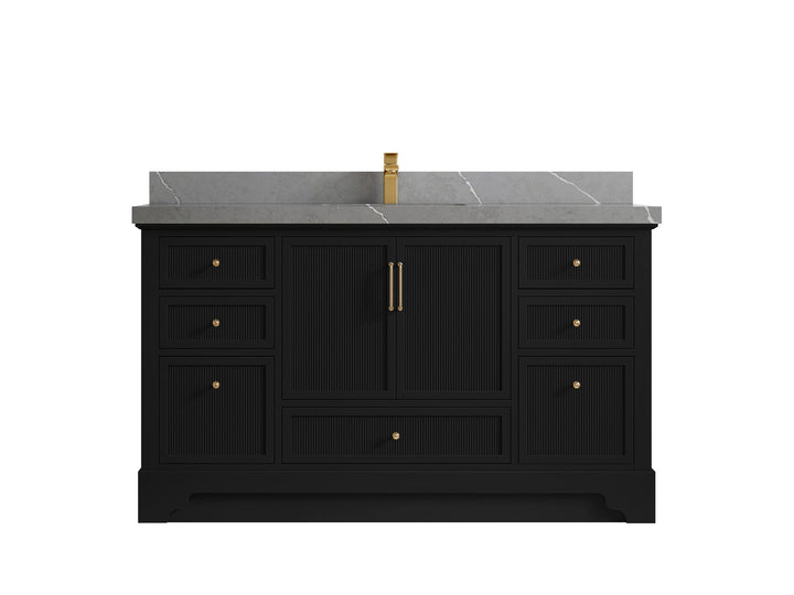Alys 60 in. W x 22 in. D Single Sink Bathroom Vanity - photo 32