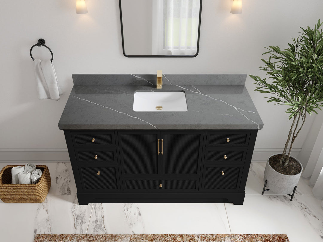 Alys 60 in. W x 22 in. D Single Sink Bathroom Vanity
