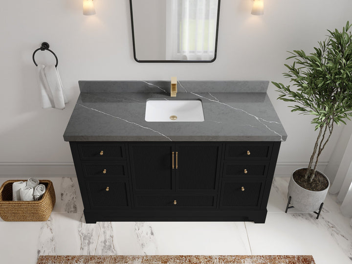 Alys 60 in. W x 22 in. D Single Sink Bathroom Vanity - photo 31