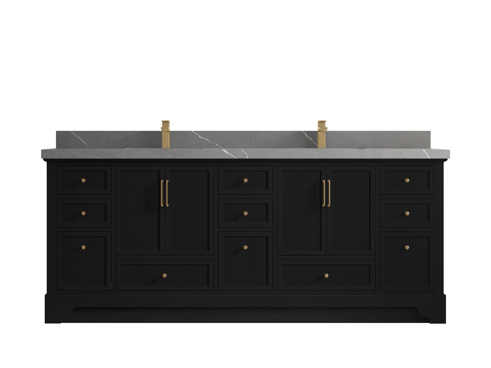 Alys 84 in. W x 22 in. D Double Sink Bathroom Vanity