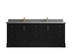 Alys 84 in. W x 22 in. D Double Sink Bathroom Vanity - photo 32