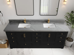 Alys 84 in. W x 22 in. D Double Sink Bathroom Vanity - photo 31