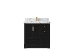 Alys 36 in. W x 22 in. D Center Sink Bathroom Vanity - photo 36