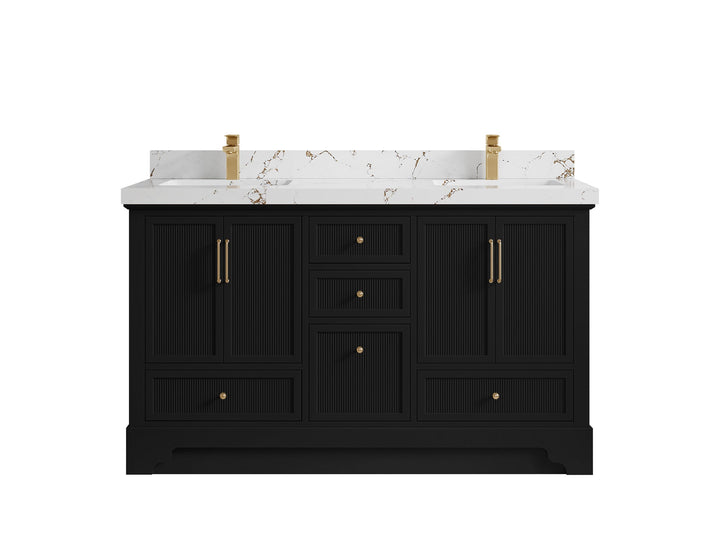 Alys 60 in. W x 22 in. D Double Sink Bathroom Vanity - photo 38