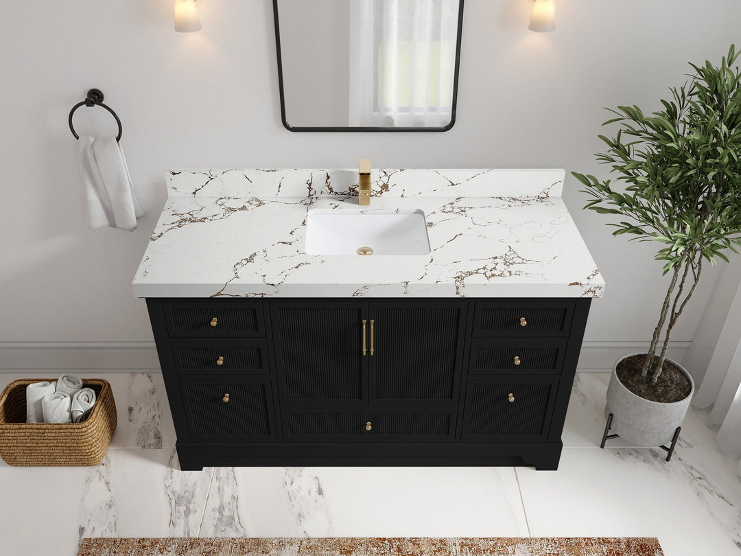 Alys 60 in. W x 22 in. D Single Sink Bathroom Vanity