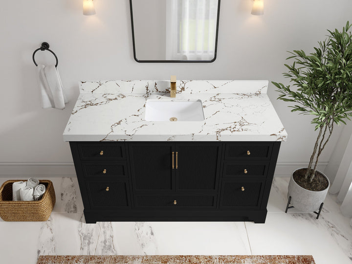 Alys 60 in. W x 22 in. D Single Sink Bathroom Vanity - photo 33