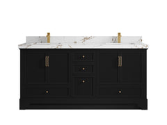 Alys 72 in. W x 22 in. D Double Sink Bathroom Vanity - photo 34