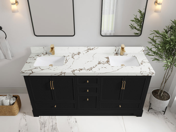 Alys 72 in. W x 22 in. D Double Sink Bathroom Vanity - photo 33