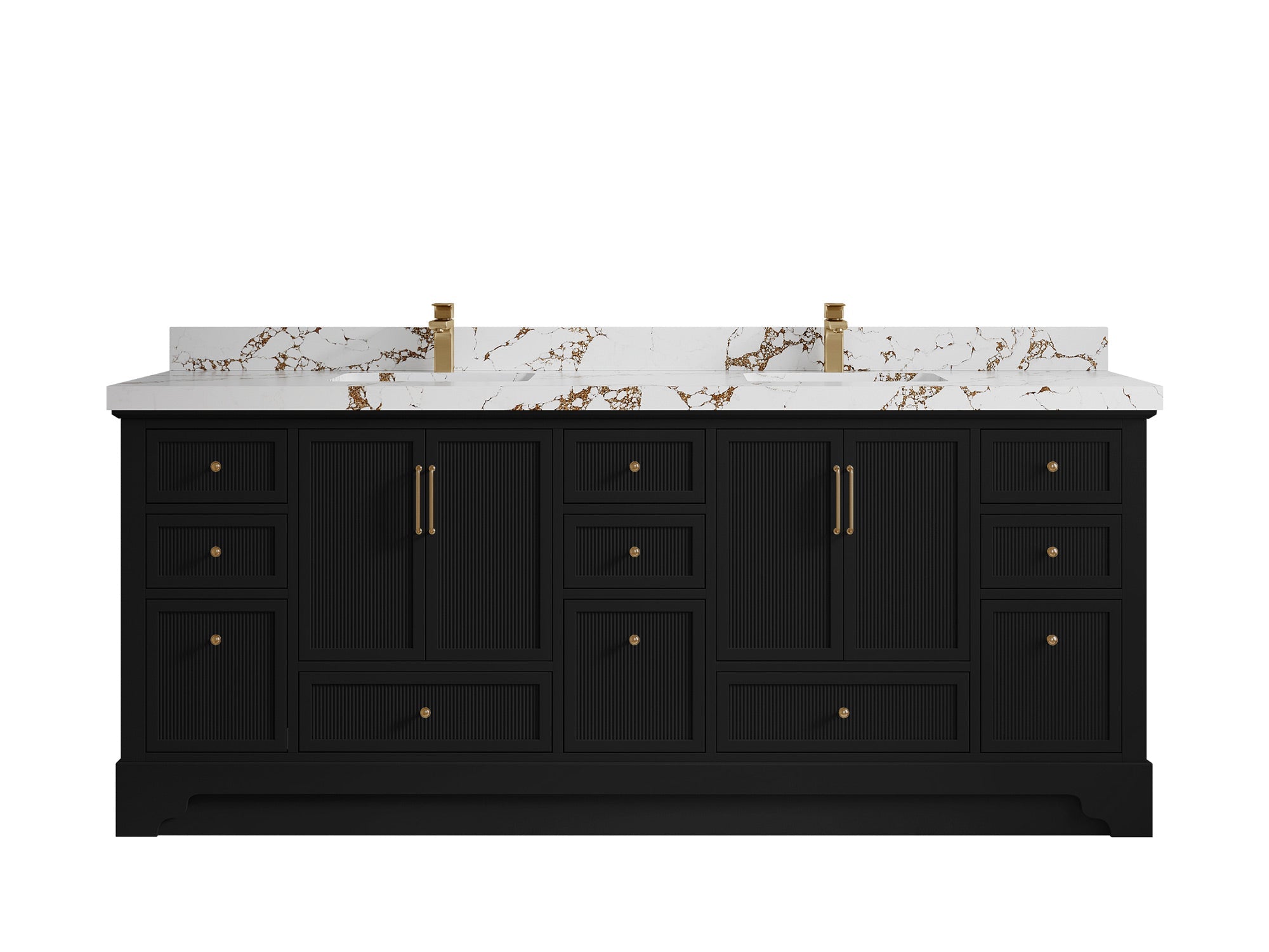 Alys 84 in. W x 22 in. D Double Sink Bathroom Vanity