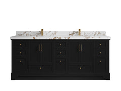Alys 84 in. W x 22 in. D Double Sink Bathroom Vanity - photo 34