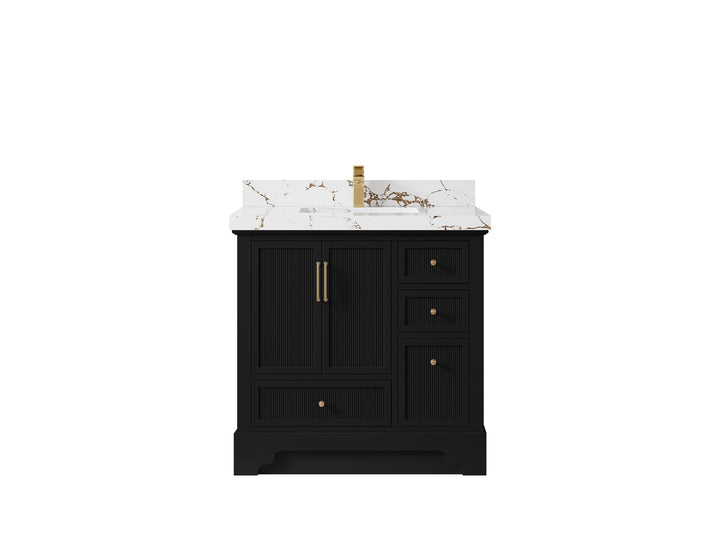 Alys 36 in. W x 22 in. D Center Sink Bathroom Vanity - photo 34