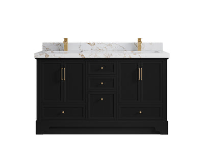 Alys 60 in. W x 22 in. D Double Sink Bathroom Vanity