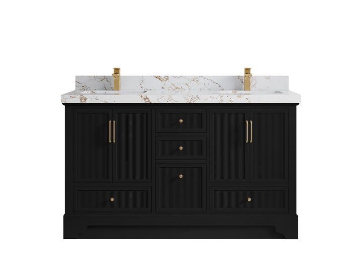 Alys 60 in. W x 22 in. D Double Sink Bathroom Vanity - photo 40