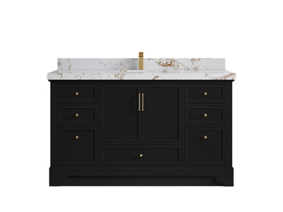 Alys 60 in. W x 22 in. D Single Sink Bathroom Vanity
