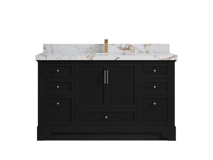 Alys 60 in. W x 22 in. D Single Sink Bathroom Vanity - photo 36