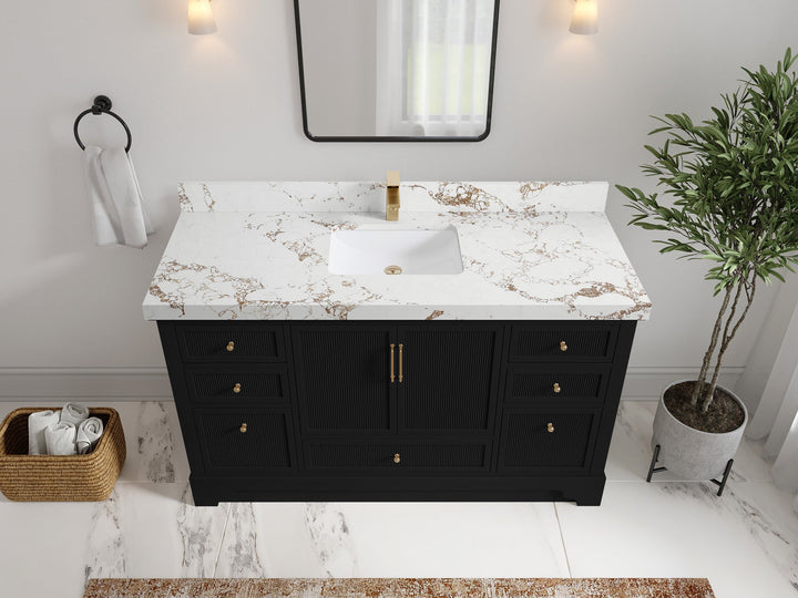 Alys 60 in. W x 22 in. D Single Sink Bathroom Vanity - photo 35