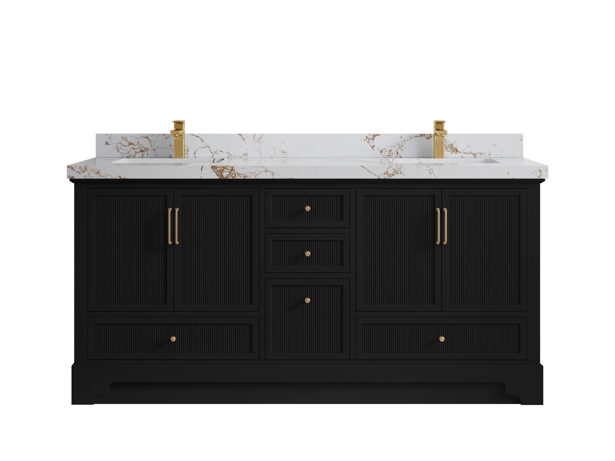 Alys 72 in. W x 22 in. D Double Sink Bathroom Vanity