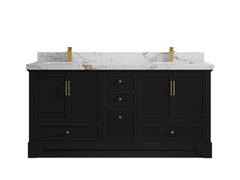 Alys 72 in. W x 22 in. D Double Sink Bathroom Vanity - photo 36