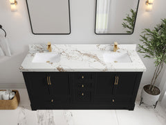 Alys 72 in. W x 22 in. D Double Sink Bathroom Vanity - photo 35