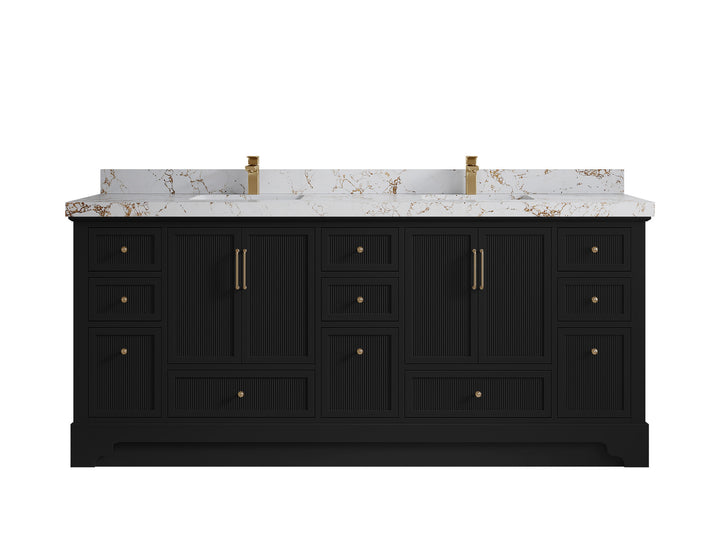 Alys 80 in. W x 22 in. D Double Sink Bathroom Vanity - photo 8