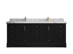 Alys 84 in. W x 22 in. D Double Sink Bathroom Vanity - photo 36