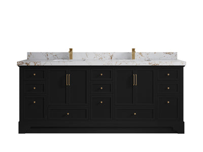 Alys 84 in. W x 22 in. D Double Sink Bathroom Vanity