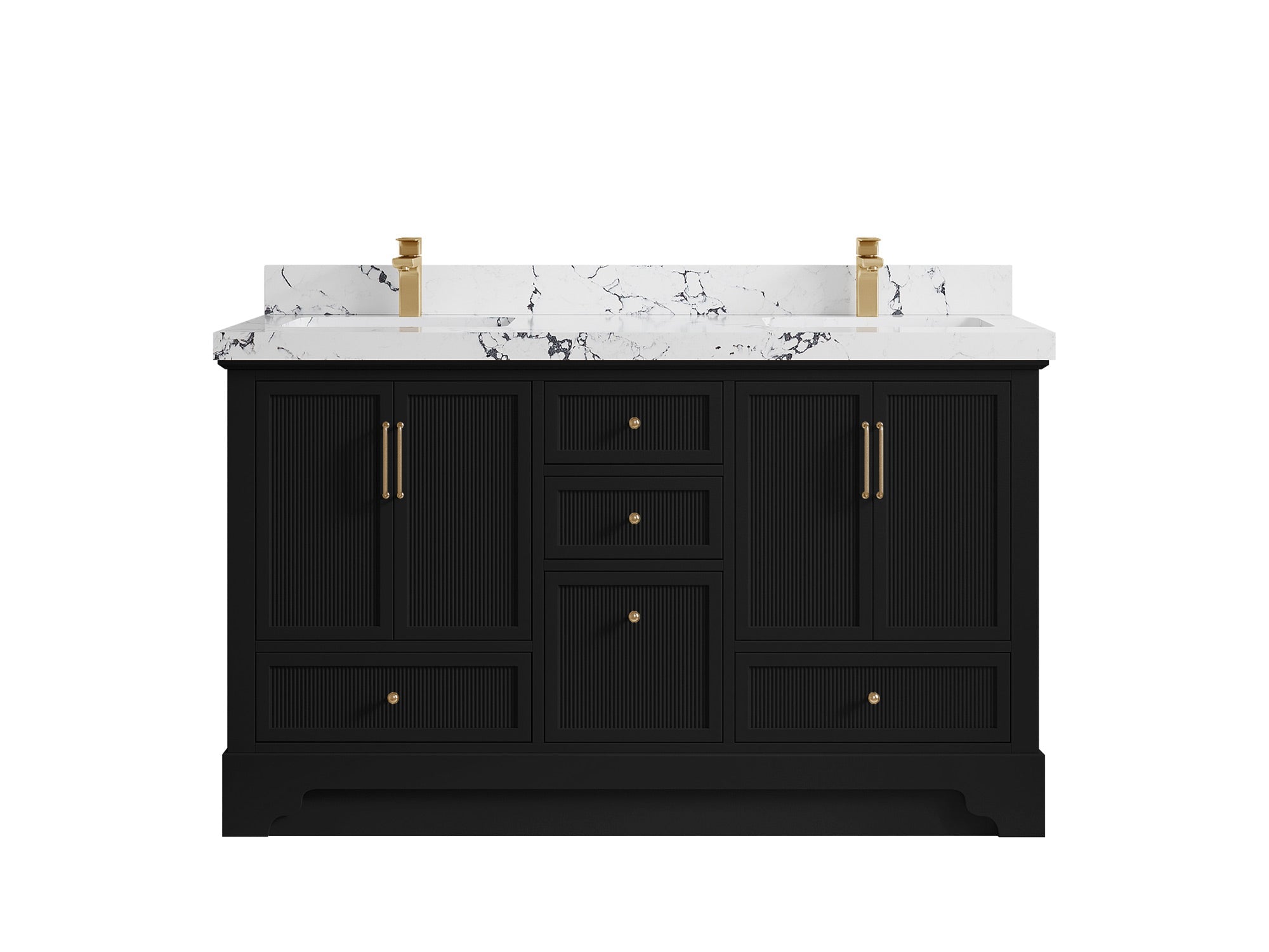 Alys 60 in. W x 22 in. D Double Sink Bathroom Vanity