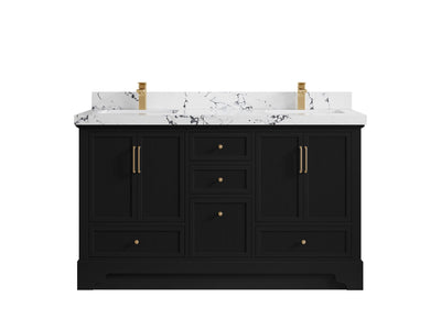 Alys 60 in. W x 22 in. D Double Sink Bathroom Vanity