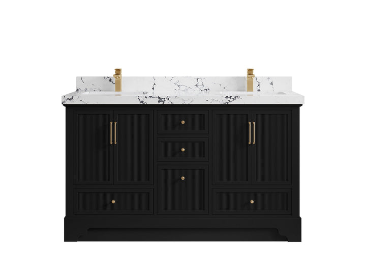 Alys 60 in. W x 22 in. D Double Sink Bathroom Vanity - photo 42