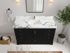Alys 60 in. W x 22 in. D Single Sink Bathroom Vanity - photo 37