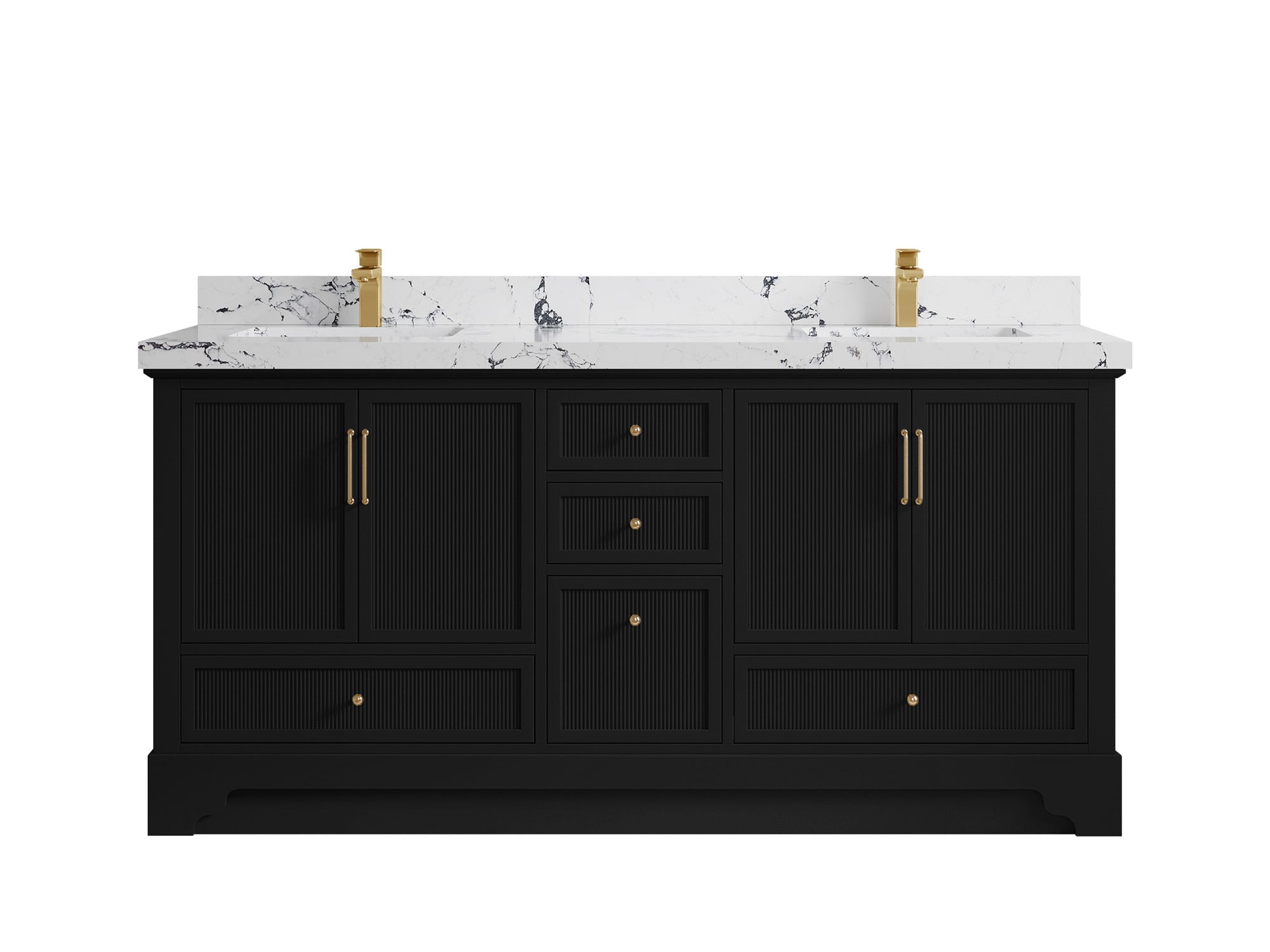 Alys 72 in. W x 22 in. D Double Sink Bathroom Vanity
