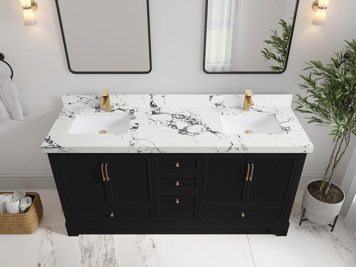 Alys 72 in. W x 22 in. D Double Sink Bathroom Vanity - photo 37