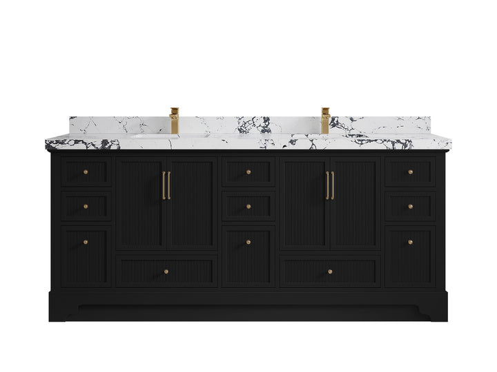 Alys 80 in. W x 22 in. D Double Sink Bathroom Vanity - photo 44