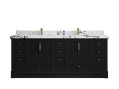 Alys 84 in. W x 22 in. D Double Sink Bathroom Vanity - photo 38