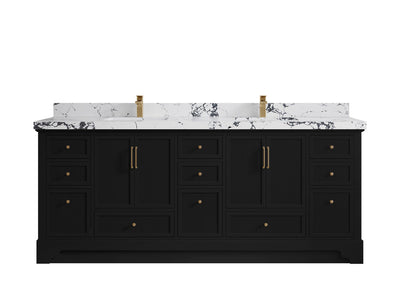 Alys 84 in. W x 22 in. D Double Sink Bathroom Vanity