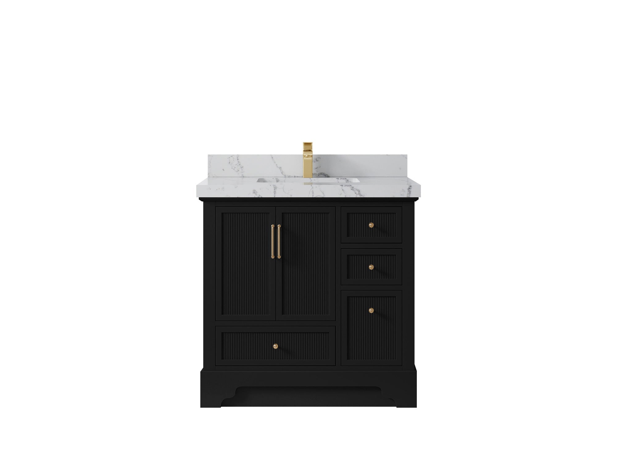 Alys 36 in. W x 22 in. D Center Sink Bathroom Vanity
