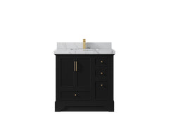 Alys 36 in. W x 22 in. D Center Sink Bathroom Vanity - photo 40