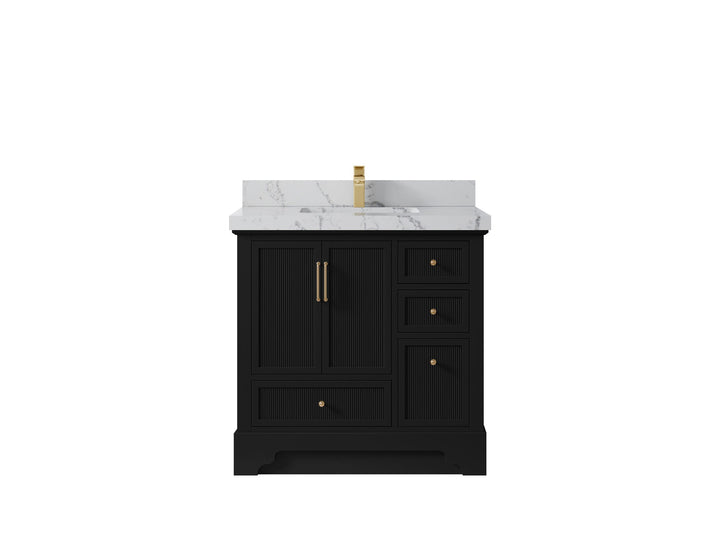 Alys 36 in. W x 22 in. D Center Sink Bathroom Vanity - photo 40