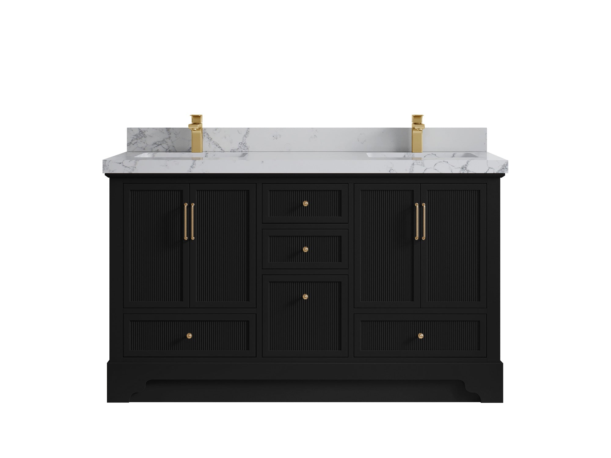 Alys 60 in. W x 22 in. D Double Sink Bathroom Vanity