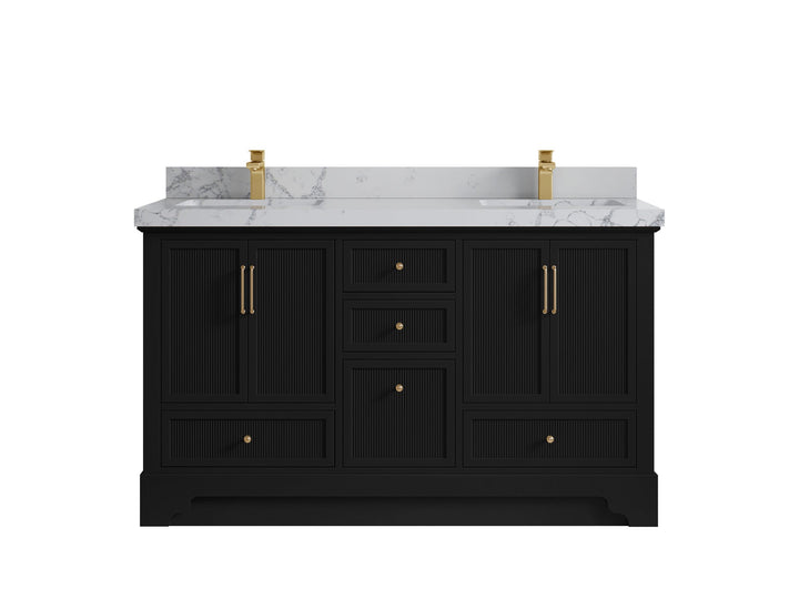 Alys 60 in. W x 22 in. D Double Sink Bathroom Vanity - photo 36