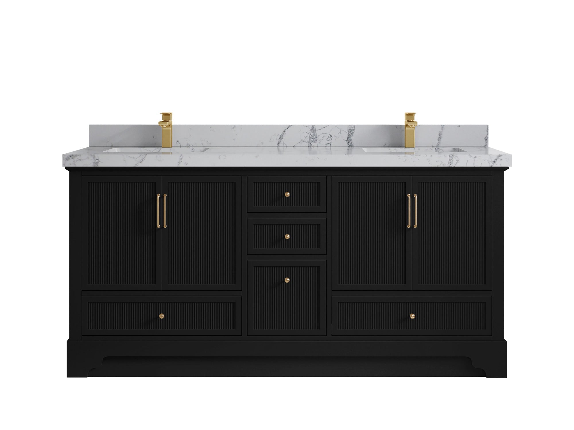 Alys 72 in. W x 22 in. D Double Sink Bathroom Vanity