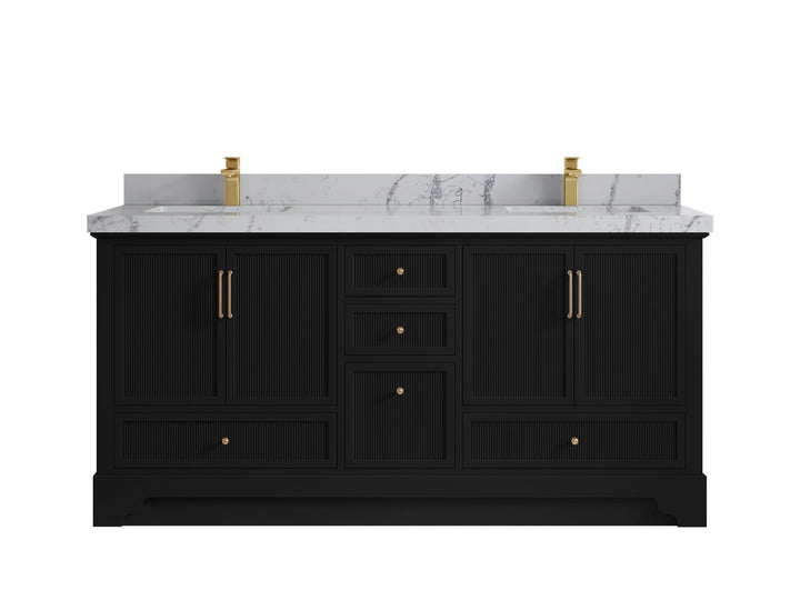 Alys 72 in. W x 22 in. D Double Sink Bathroom Vanity - photo 40