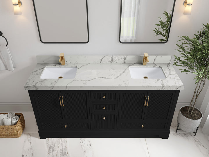 Alys 72 in. W x 22 in. D Double Sink Bathroom Vanity - photo 39