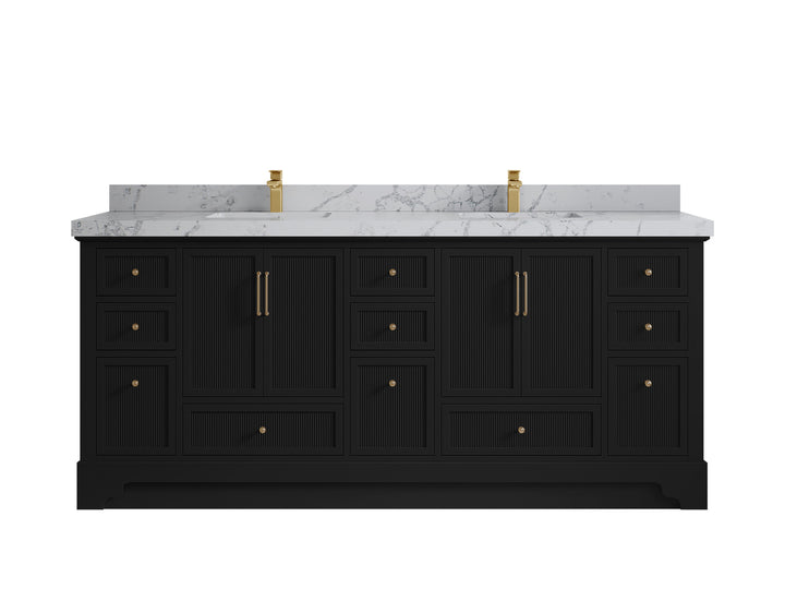 Alys 80 in. W x 22 in. D Double Sink Bathroom Vanity - photo 42